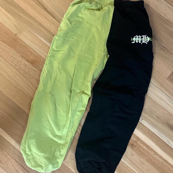 Pants - Green and Black Sweatpants